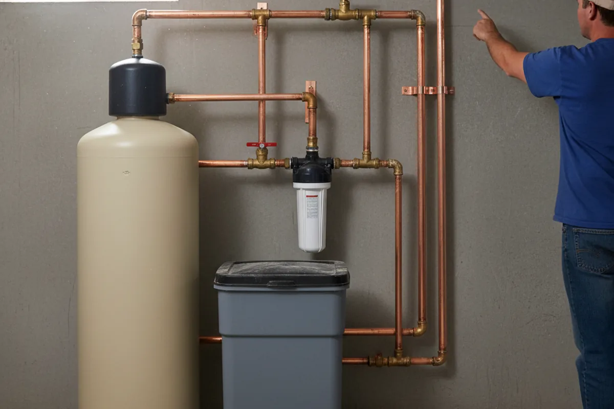 Whole-house water treatment system installed in Tatamy